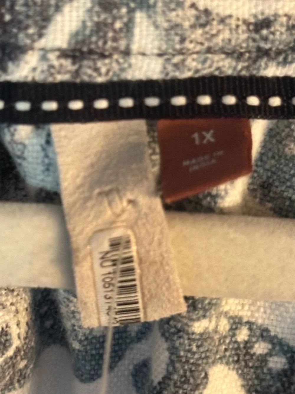 Anthropologie Pilcro Linen Blend Button-Front Mini Dress Size 1X 38483